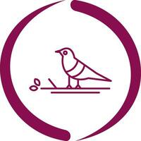 ícone de vetor de pássaro