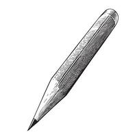 vintage lápis mão desenhado esboço vetor ilustração escrever