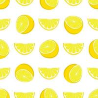 ilustração sobre o tema grande colorido sem costura amarelo limão vetor