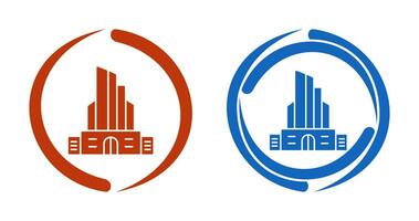 ícone de vetor de prédio de escritórios