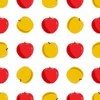 ilustração no tema grande maçã sem costura colorida vetor
