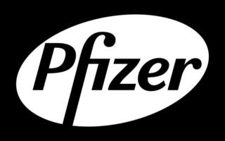 pfizer vetor logotipo - Preto cor silhueta - americano farmacêutico corporação este pesquisa e desenvolvimento vacinas e médico produtos. farmacia laboratório.