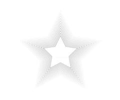 logotipo da estrela. ícone alinhado com estrelas, sinal, símbolo, design plano, botão vetor