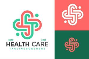 médico saúde Cuidado logotipo Projeto vetor símbolo ícone ilustração