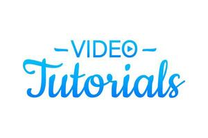 vídeo tutoriais. estude e Aprendendo fundo, distância Educação e conhecimento crescimento. vídeo conferência e webinar ícone. vetor estoque ilustração