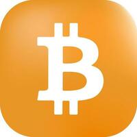 bitcoin logotipo png, bitcoin ícone vetor isolado branco fundo