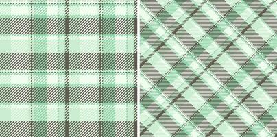 fundo textura vetor do tartan tecido Verifica com uma desatado padronizar xadrez têxtil.