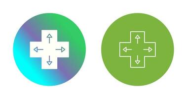 ícone de vetor de teclas de direção exclusivo