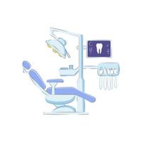 cadeira médica odontológica vetor