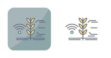 ícone de vetor de fazenda inteligente