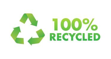 botão para papel Projeto. sustentável embalagem. plano 100 por cento reciclado para papel Projeto. vetor
