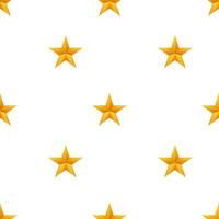 realista metálico dourado estrelas padronizar em branco fundo. vetor estoque ilustração