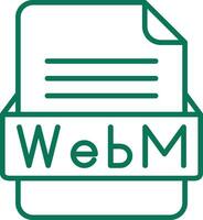 webm Arquivo formato vetor ícone