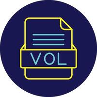 vol Arquivo formato vetor ícone