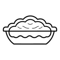 livre abóbora torta esboço vetor desenho, uma todo torta, uma fatiar, uma fatia uma todo torta clipart