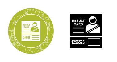 ícone de vetor de resultados de candidatos