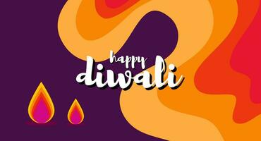 feliz fundo do festival de diwali. design de plano de fundo de Diwali para banner, cartaz, folheto, banner de site, vetor