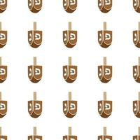 ilustração sobre tema grande padrão colorido dreidel vetor