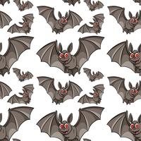 Plano de fundo sem emenda com morcegos vetor
