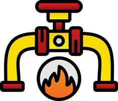 design de ícone de vetor de gás