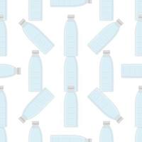 ilustração no tema conjunto de garrafas de plástico de tipos idênticos vetor