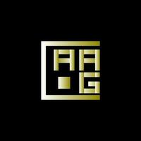 aag carta logotipo vetor projeto, aag simples e moderno logotipo. aag luxuoso alfabeto Projeto