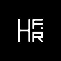 hfr carta logotipo vetor projeto, hfr simples e moderno logotipo. hfr luxuoso alfabeto Projeto