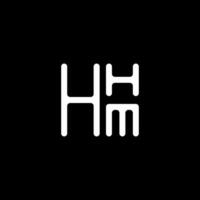 hhm carta logotipo vetor projeto, hhm simples e moderno logotipo. hhm luxuoso alfabeto Projeto