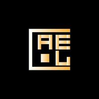 ael carta logotipo vetor projeto, ael simples e moderno logotipo. ael luxuoso alfabeto Projeto