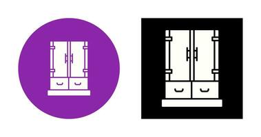 ícone de vetor de gaveta de armário