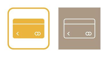 ícone de vetor de cartão de crédito exclusivo