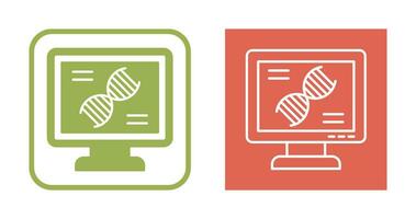 ícone de vetor de teste de dna