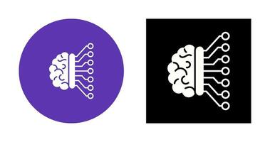 ícone de vetor de aprendizado de máquina