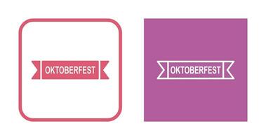 ícone de vetor de banner da oktoberfest