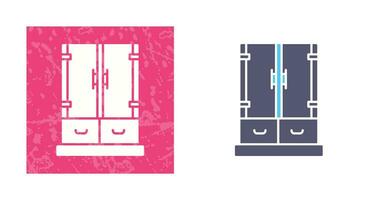 ícone de vetor de gaveta de armário