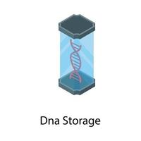 frasco de armazenamento de DNA vetor
