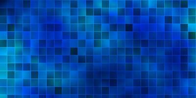 padrão de vetor azul escuro em estilo quadrado.