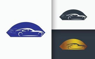 conjunto de modelos de design de logotipo de carro vetor