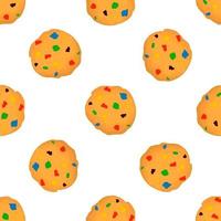 conjunto grande de biscoito idêntico, kit de biscoito de confeitaria colorido vetor