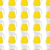 ilustração sobre o tema grande limonada colorida em jarra de vidro vetor