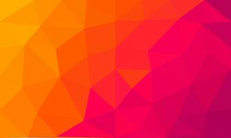 Sombrio laranja, roxa gradiente abstrato geométrico padronizar com polígono textura. papel de parede triangulação fundo. vetor ilustração para rede, digital, folheto, Ideias, criativo