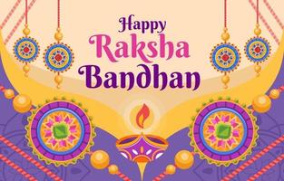 raksha bandhan india comemora vetor