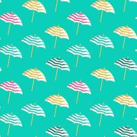 colorida guarda-chuva desatado vetor padronizar. fundo ilustração