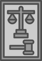 design de ícone de vetor de lei