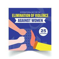 livre vetor internacional dia para a eliminação do violência contra mulheres modelo Projeto