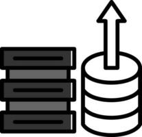 design de ícone de vetor de armazenamento de dados