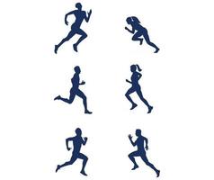 conjuntos atletismo esporte design jogos 2020 vetor abstrato símbolos sinais