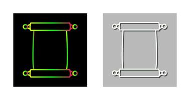 pergaminho do ícone de vetor de papel