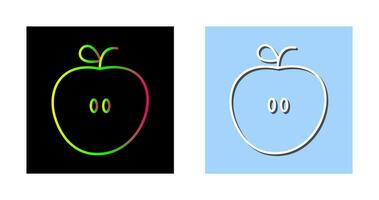 ícone de vetor de maçãs