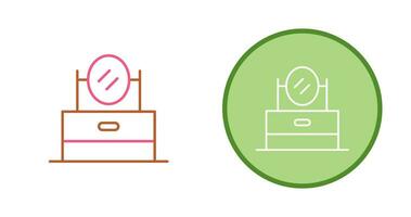 ícone de vetor de espelho de maquilhagem